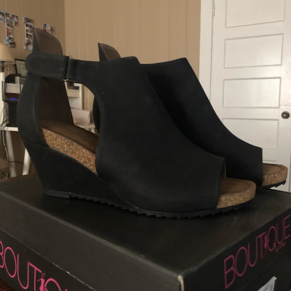 Black booties